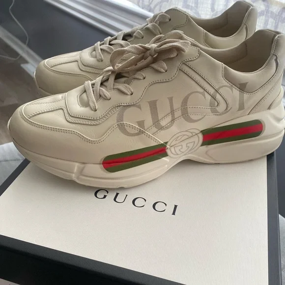 Gucci | Shoes | Gucci Mens Sneakers Size 1 Only Worn Twice  display picture 2